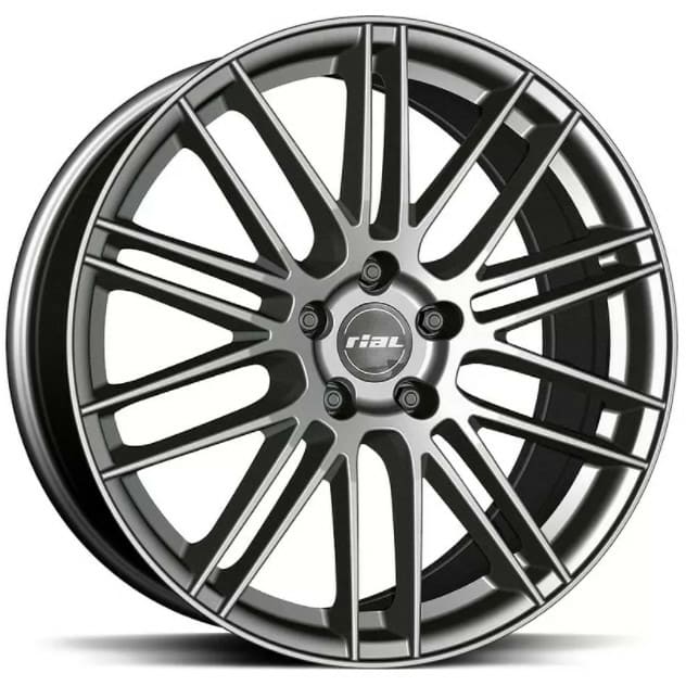 KiboX Rial KiboX 9.5x21 5*112 ET22 DIA66.6 Metal Grey Литой