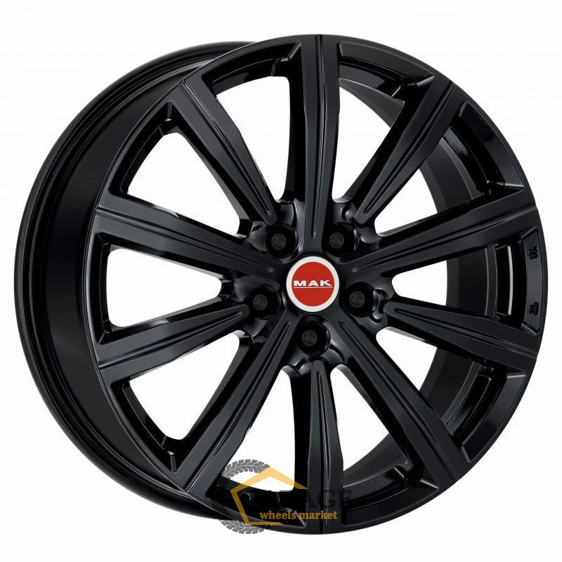 Birmingham MAK Birmingham 8.5x20 5*120 ET43 DIA64.1 Gloss Black Литой