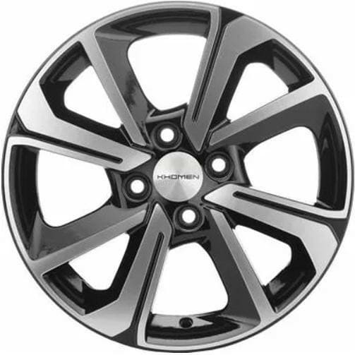 KHW 1501 Khomen KHW 1501 6x15 4*100 ET39 DIA56.6 Black-FP Литой