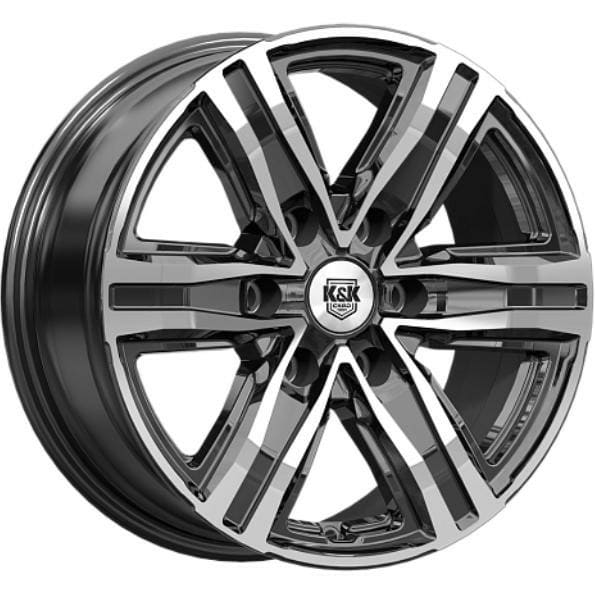 R8 K&K R8 7.5x17 6*139.7 ET30 DIA106.1 Алмаз черный Литой