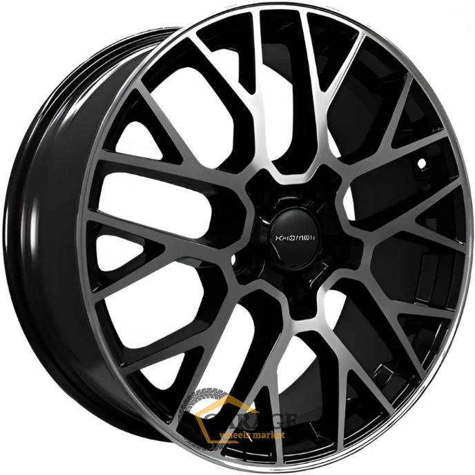 KHW 1818 Khomen KHW 1818 7x18 5*112 ET43 DIA57.1 Black-FP Литой