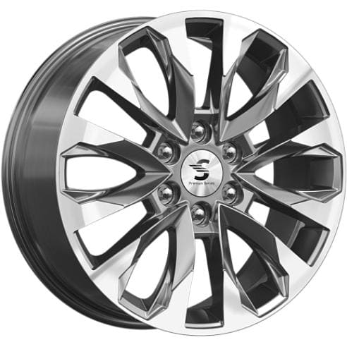 КР007 Скад КР007 8x20 6*139.7 ET38 DIA67.1 Diamond gloss graphite Литой