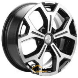 KHW 1710 Khomen KHW 1710 6.5x17 5*120 ET60 DIA65.1 Black-FP Литой