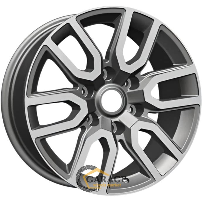 KHW 1723 Khomen KHW 1723 8x17 6*139.7 ET36 DIA100.1 Gray-FP Литой