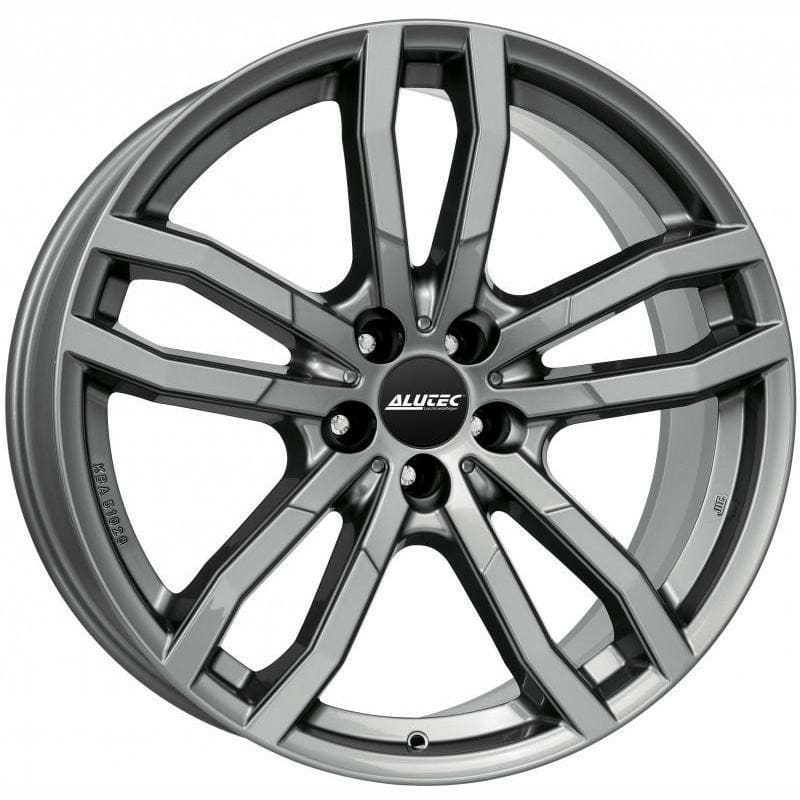 DriveX Alutec DriveX 9.5x21 5*112 ET53 DIA66.6 Metal Grey Front Polished Литой