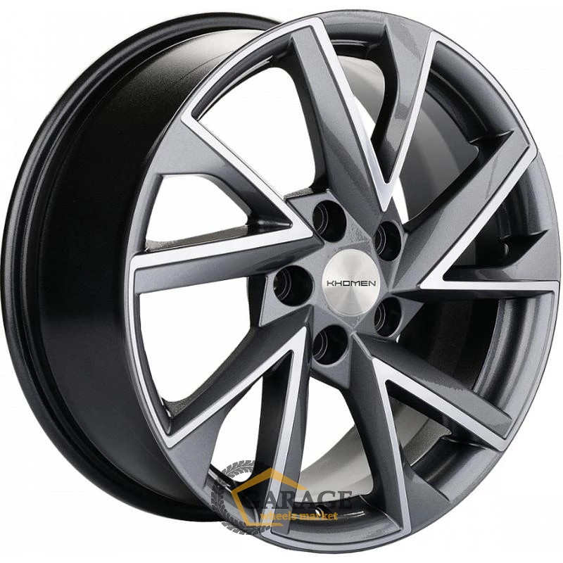 KHW 1714 Khomen KHW 1714 7x17 5*108 ET40 DIA54.1 Gray-FP Литой