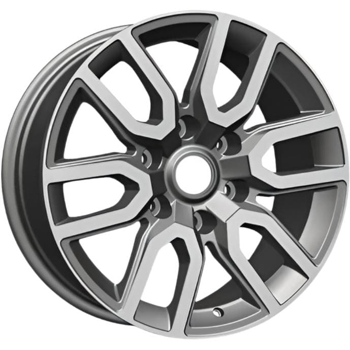 KHW 1723 Khomen KHW 1723 8x17 6*139.7 ET38 DIA67.1 Gray-FP Литой