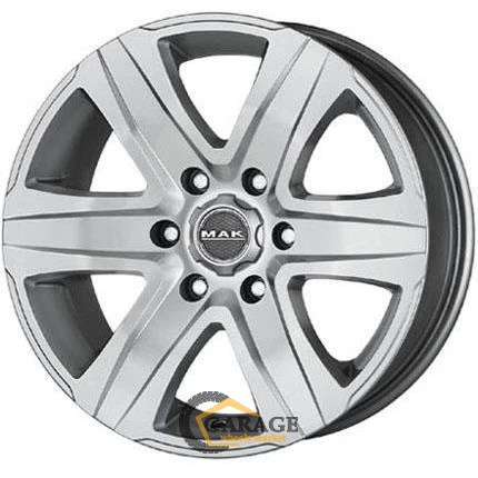 Stone 6 MAK Stone 6 8.5x20 6*139.7 ET30 DIA100.1 Silver Литой