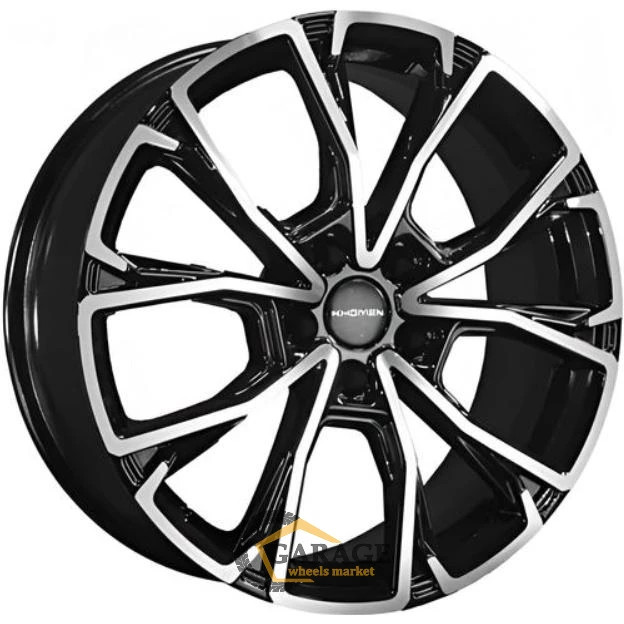 KHW 1907 Khomen KHW 1907 7.5x19 5*114.3 ET40 DIA66.6 Black-FP Литой