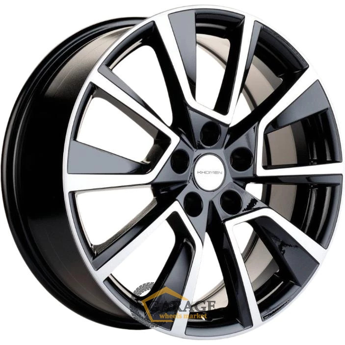 KHW 1802 Khomen KHW 1802 7x18 5*112 ET43 DIA57.1 Black-FP Литой