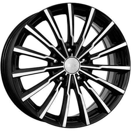 Акцент K&K Акцент 7x17 4*100 ET43 DIA60.1 Алмаз черный Литой