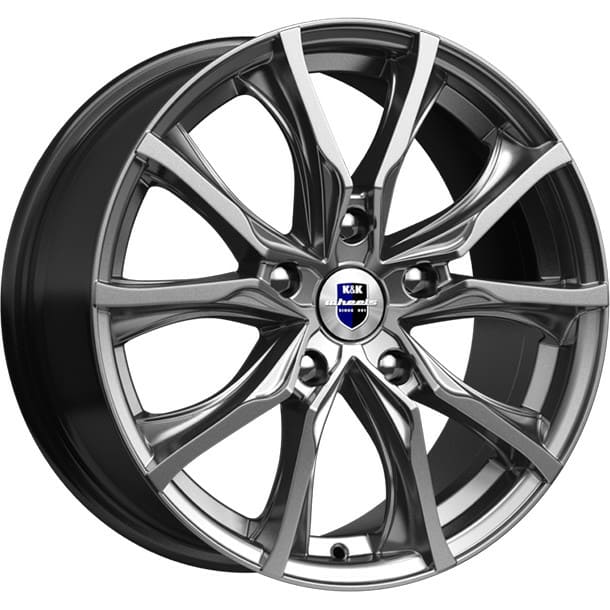 Твист K&K Твист 7.5x17 5*112 ET47 DIA57.1 Дарк платинум Литой