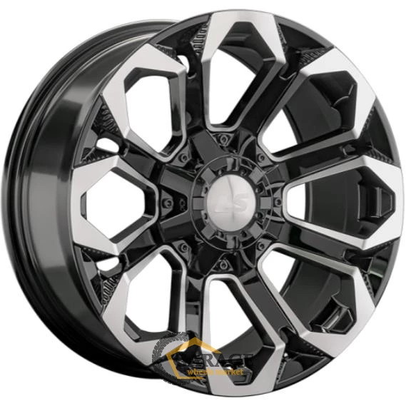 1366 LS 1366 9x20 6*139.7 ET20 DIA106.1 BKF Литой