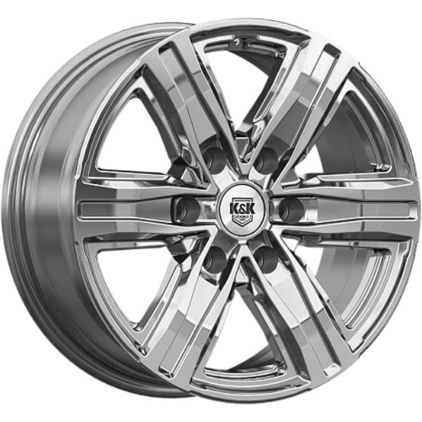 R8 K&K R8 7.5x17 6*139.7 ET25 DIA77.8 Дарк платинум Литой