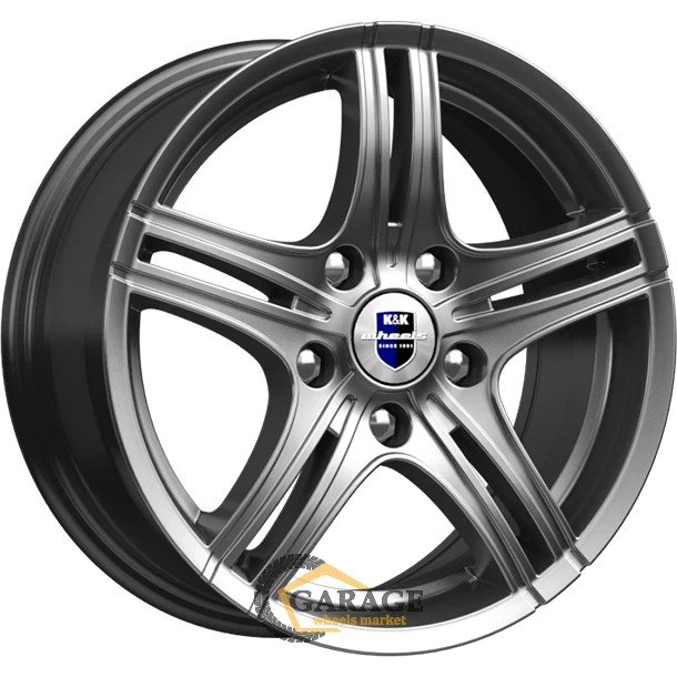 Омаха K&K Омаха 5.5x14 4*100 ET38 DIA67.1 Дарк платинум Литой