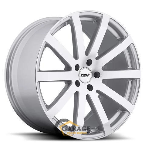 Brooklands TSW Brooklands 8x19 5*114.3 ET30 DIA76.1 Silver Mirror Cut Face Литой