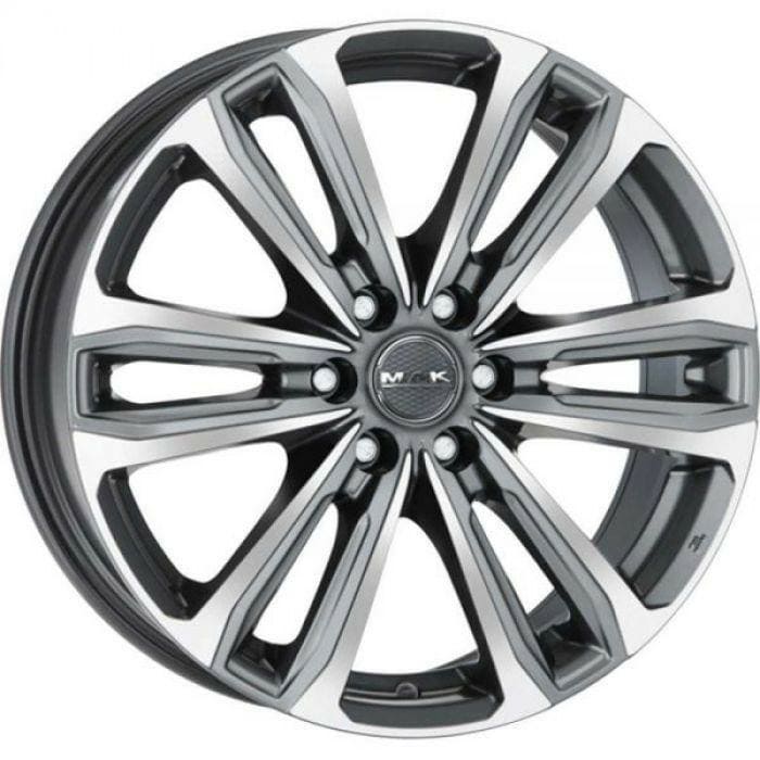 Safari 6 MAK Safari 6 7.5x17 6*130 ET50 DIA84.1 Gunmetal Mirror Face Литой