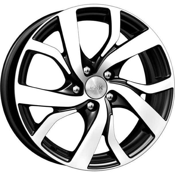 Палермо K&K Палермо 6.5x16 5*114.3 ET40 DIA66.1 Алмаз черный Литой