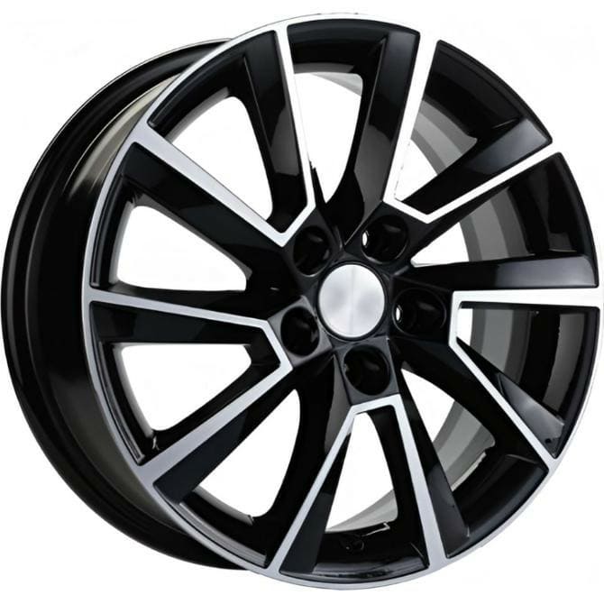 KHW 1604 Khomen KHW 1604 6x16 5*100 ET45 DIA57.1 Black-FP Литой