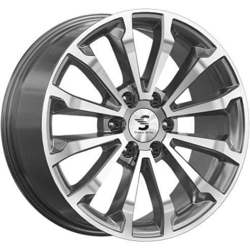КР006 Скад КР006 8.5x20 6*139.7 ET30 DIA77.8 Diamond gloss graphite Литой