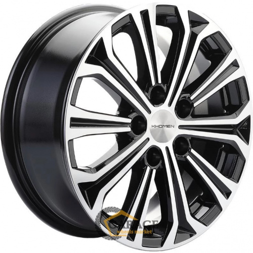 KHW 1610 Khomen KHW 1610 6.5x16 5*108 ET45 DIA60.1 Black-FP Литой