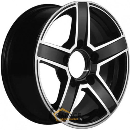 KHW 1614 Khomen KHW 1614 6.5x16 5*139.7 ET40 DIA98.5 Black-FP Литой