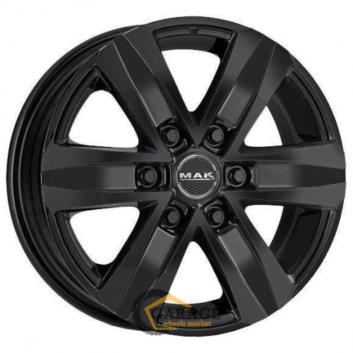 Stone 6 MAK Stone 6 8x18 6*114.3 ET45 DIA66.1 Gloss Black Литой