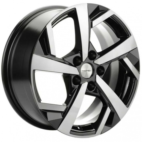 KHW 1712 Khomen KHW 1712 7x17 5*114.3 ET48.5 DIA67.1 Black-FP Литой
