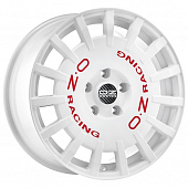 Rally Racing Race White Red Lettering