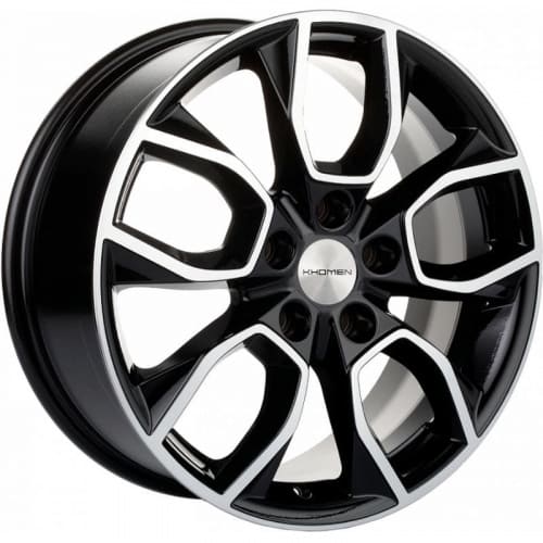 KHW 1713 Khomen KHW 1713 7x17 5*112 ET40 DIA57.1 Black-FP Литой