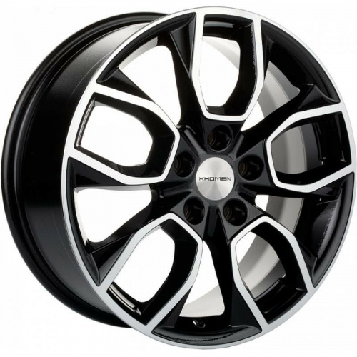KHW 1713 Khomen KHW 1713 7x17 5*114.3 ET48 DIA67.1 Black-FP Литой