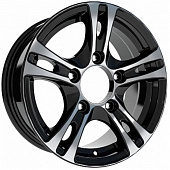 Дюна чёрный бархат СКАД Дюна 6.5x15 PCD 5x139.7 ET 40 DIA 98.5 чёрный бархат