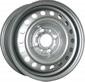 7625 Silver TREBL 7625 6.5x16 PCD 5x114.3 ET 39 DIA 60.1 Silver