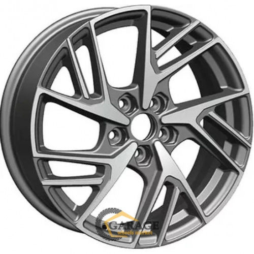 KHW 1722 Khomen KHW 1722 6.5x17 5*108 ET33 DIA60.1 Gray-FP Литой