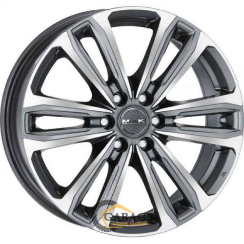 Safari 6 MAK Safari 6 8x18 6*114.3 ET50 DIA66.1 Gunmetal Mirror Face Литой