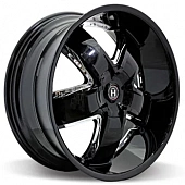 HARP Y-18 glossy-black__chrome-attachment