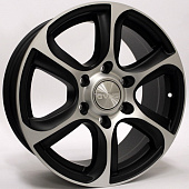 Скала алмаз матовый СКАД Скала 7.5x17 PCD 6x139.7 ET 25 DIA 106.2 алмаз матовый