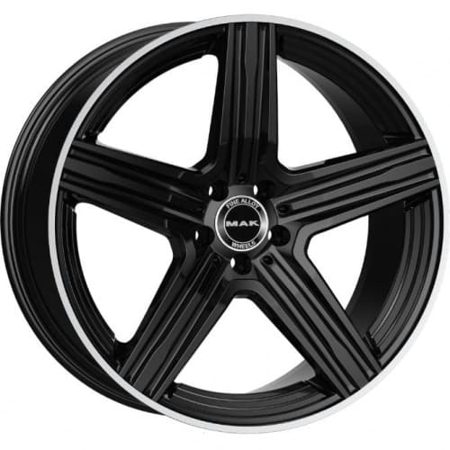 Lewis MAK Lewis 9x21 5*112 ET45 DIA66.6 Gloss Black Mirror Ring Литой