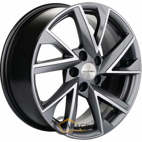 KHW 1714 Khomen KHW 1714 7x17 5*110 ET46 DIA63.3 Gray-FP Литой