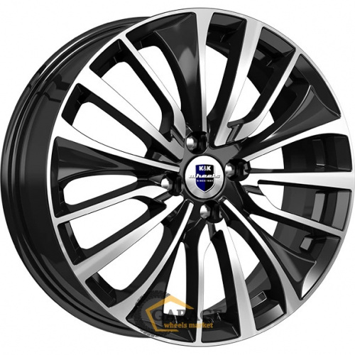 Flanker K&K Flanker 6.5x17 4*100 ET43 DIA60.1 Алмаз черный Литой