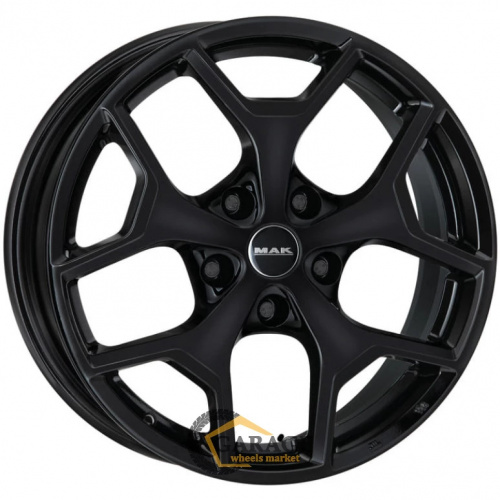 Liberty MAK Liberty 7.5x17 5*108 ET39 DIA72.3 Gloss Black Литой