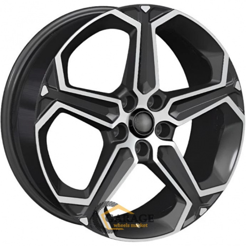 KHW 1909 Khomen KHW 1909 7.5x19 5*112 ET32 DIA66.6 Black-FP Литой