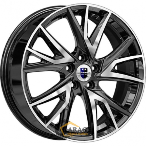 Кайлас K&K Кайлас 6.5x18 5*112 ET43 DIA57.1 Алмаз черный Литой
