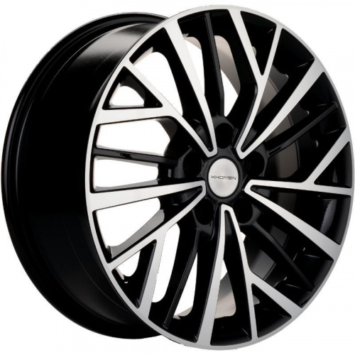 KHW 1717 Khomen KHW 1717 6.5x17 5*108 ET33 DIA60.1 Black-FP Литой