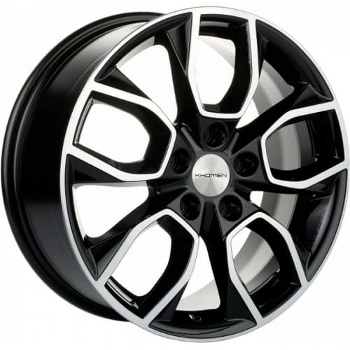 KHW 1713 Khomen KHW 1713 7x17 5*108 ET45 DIA60.1 Black-FP Литой