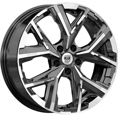 Айона K&K Айона 6.5x18 5*112 ET33 DIA57.1 Алмаз черный Литой