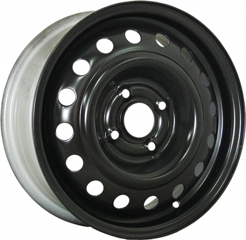 TREBL X40045 6x16 PCD 4x108 ET 23 DIA 65.1 Black