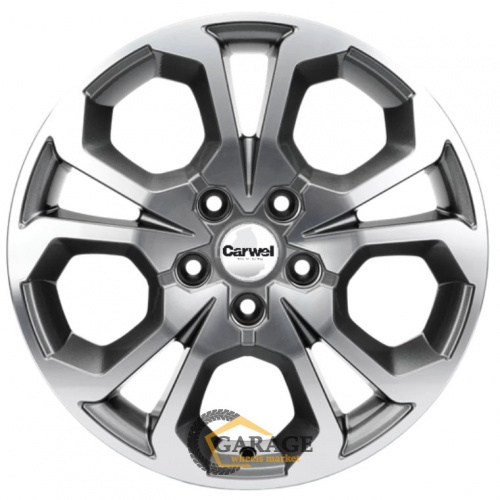 KHW 1711 Khomen KHW 1711 6.5x17 5*114.3 ET50 DIA66.1 Gray-FP Литой