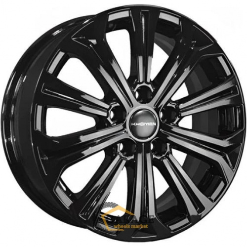 KHW 1610 Khomen KHW 1610 6.5x16 5*108 ET50 DIA63.3 Black Литой