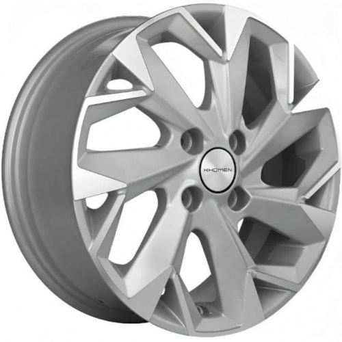 KHW 1402 Khomen KHW 1402 5.5x14 4*100 ET43 DIA67.1 F-Silver-FP Литой